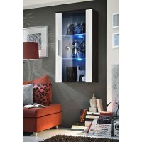 Vitrina Suspendata NEO II 23 EMWH N2 Genarom AM Wenge / Alb Lucios